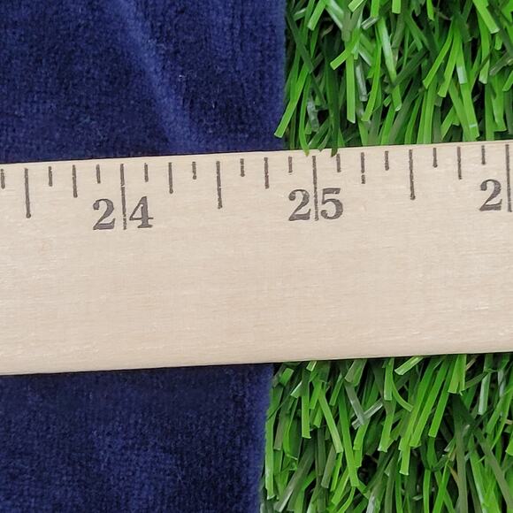 Vintage 90s Velour Collared Sweater Large 25x24 Baggy - Picture 5 of 10